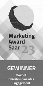 Gewinnerbadge Marketingaward Saar