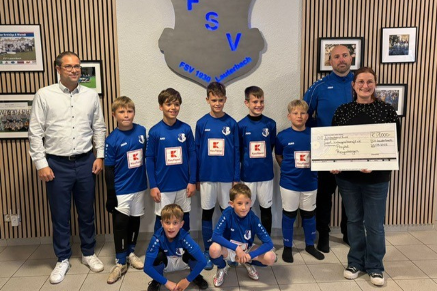 Spendenübergabe FSV Lauterbach