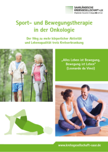 Titelbild Broschüre Sport in der Onkologie